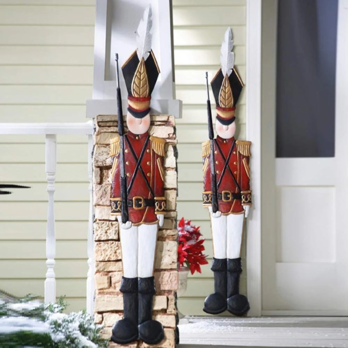 Toy soldier christmas decoration