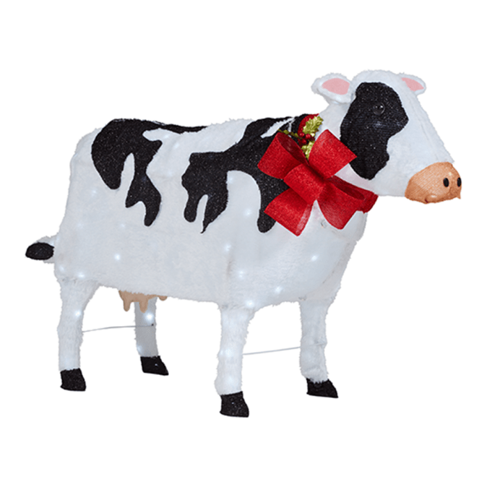 Christmas cow outdoor decoration