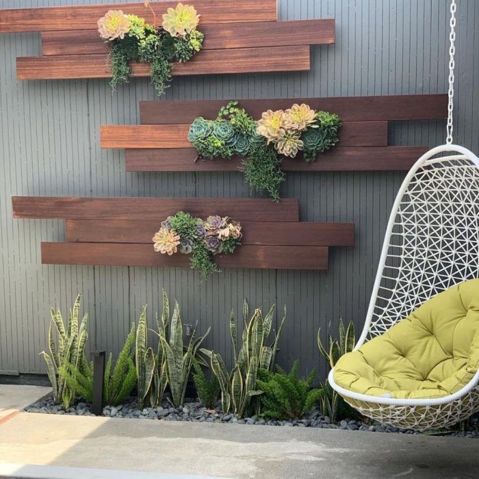 Exterior wall decor ideas